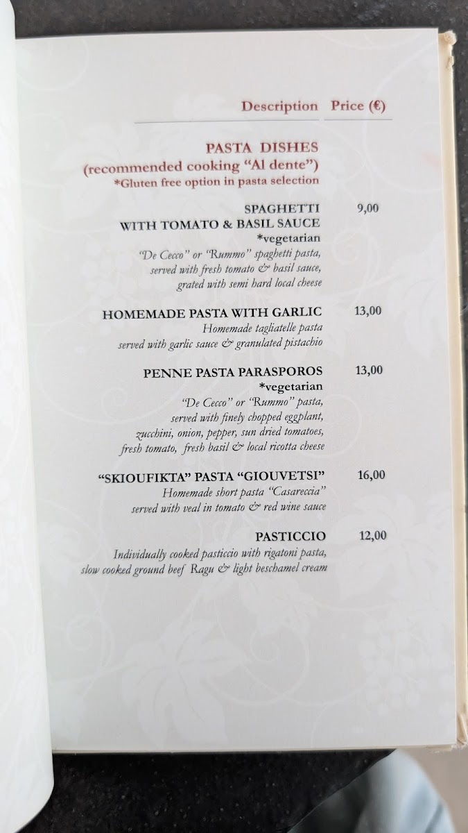 Menu Alevromilos Cucina Cicladica-1